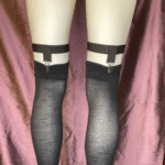 T front I back 1 leg strap garters with spikes - Image 2