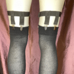 Y front II back 1 leg strap garters with spikes - Image 2