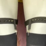 2 clip 1 leg strap garters with spikes - Image 4