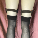 Ruffle Garters with 3 Clips - Image 3