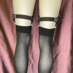 2-Clip Garters with 1 Leg Strap - Image 2