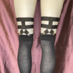 T front Y back 2 leg strap garters with spikes - Image 2