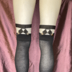T front Y back 1 leg strap garters with spikes - Image 2