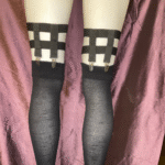 T front II back 2 leg strap garters with spikes - Image 2