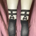 Y front Y back 2 leg strap garters with spikes - Image 2