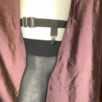 2-Clip Garters with 1 Leg Strap and Spider Charm - Image 3