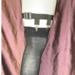 4-Clip Garters with 1 Leg Strap and Spider Charm - Image 3