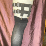 4-Clip Garters with 2 Leg Straps and Cherry Charm - Image 3