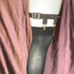 4 clip 1 leg strap garters with spikes - Image 3