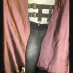 4-Clip Garters with 2 Leg Straps and Pentagram Charm - Image 3