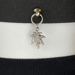 2-Clip Garters with 2 Leg Straps and Weed Charm - Image 4