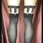 T front II back 1 leg strap garters with spikes - Image 2